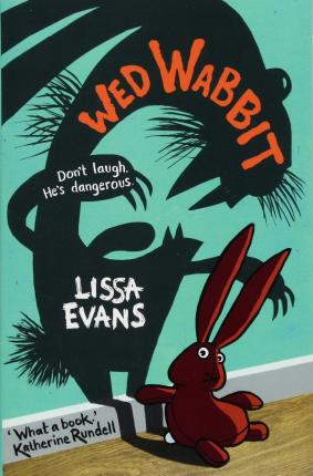 Wed Wabbit book cover of a toy rabbit with an evil rabbit shadow.